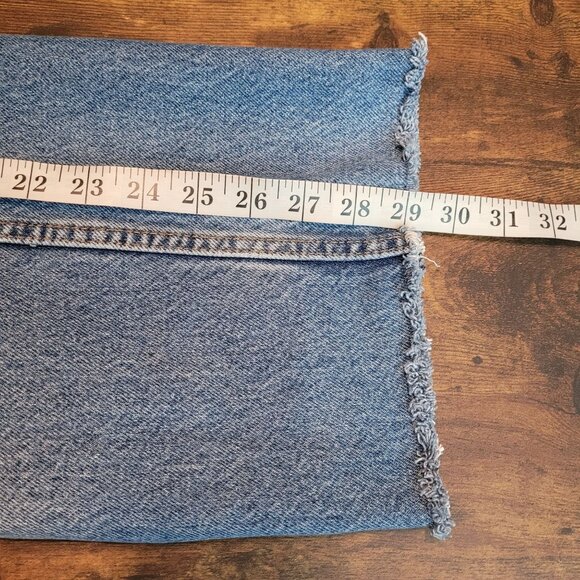 Vtg Levi's Jeans Mens 42x32 Measures 40x29 Orange Tab 505 USA 90's Raw Hem - Picture 9 of 10